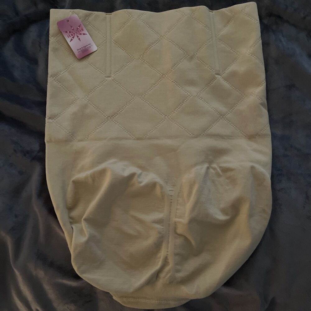 Ilovesia Tummy Control Boned High-Waisted Nude Size XL Body Shaper New